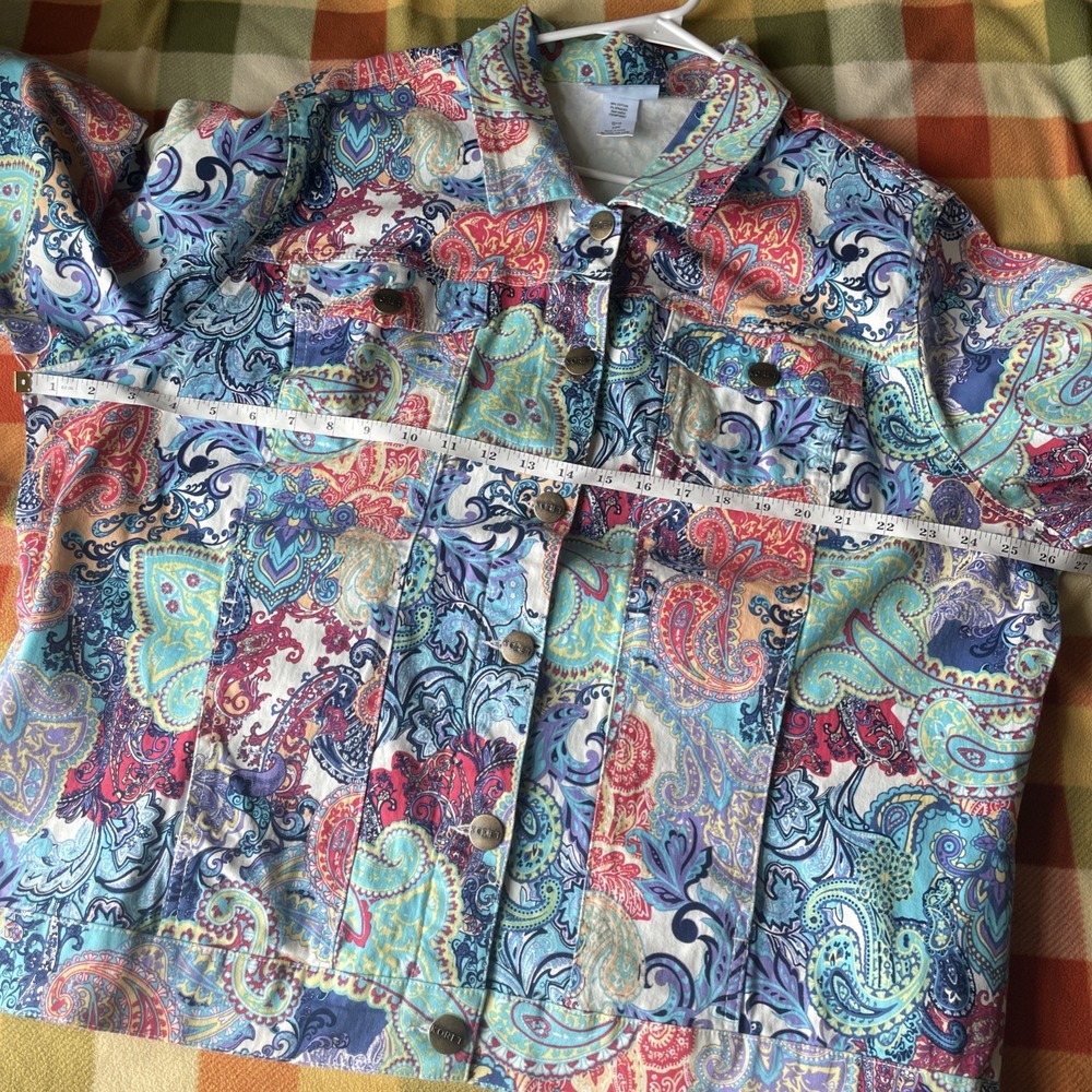 Koret 22W‎ Button Up Colorful Jacket - Picture 9 of 11